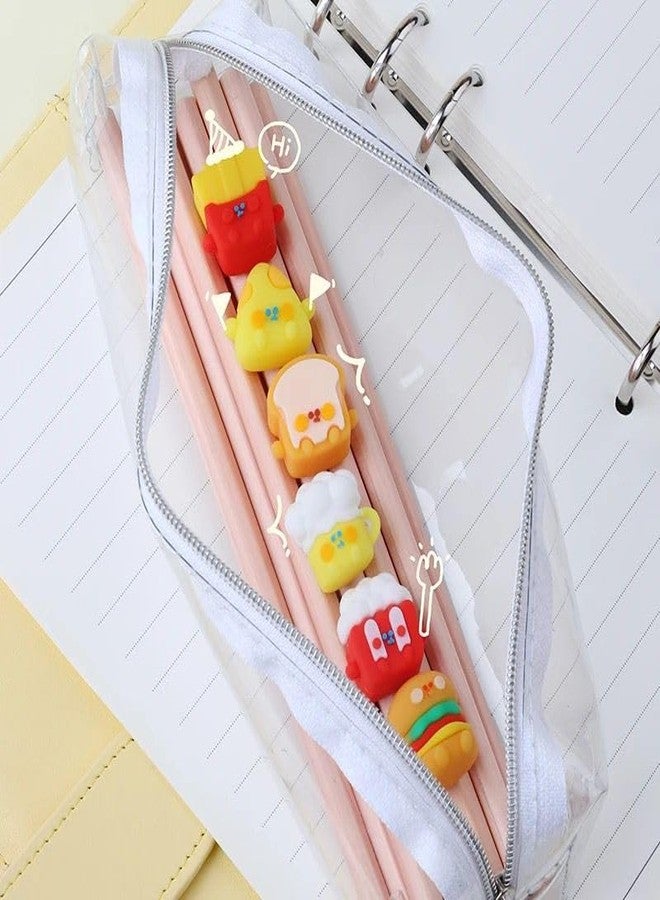 Radhya Accessories Cute Fast Food Mini Erasers Jar (20 pcs) Pencils Erasers for Kids, Birthday Return Gift Burger Erasers - Image 5